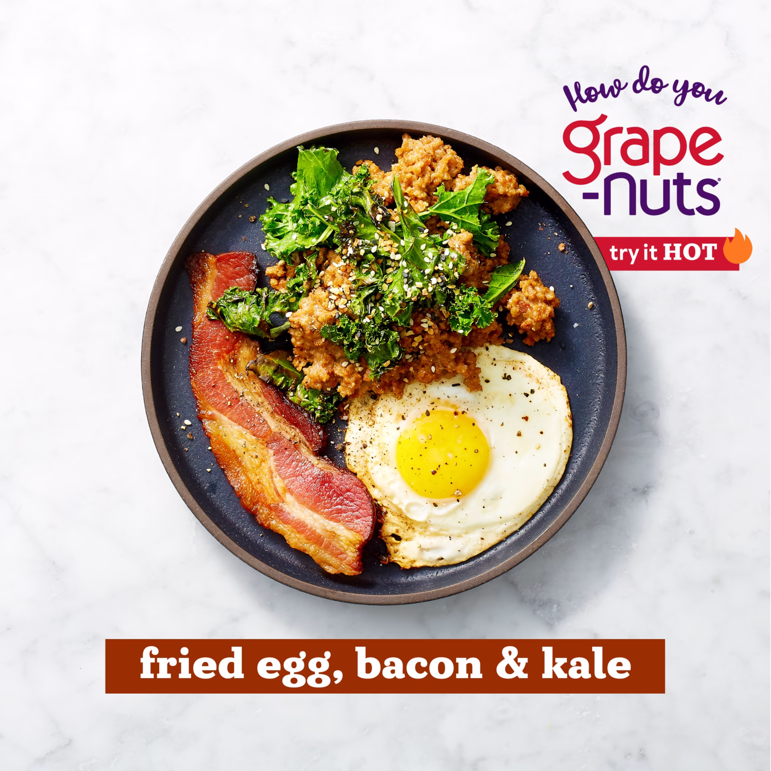 Savory Hot Protein Breakfast Bowl Recipe | Grape-Nuts™ cereal