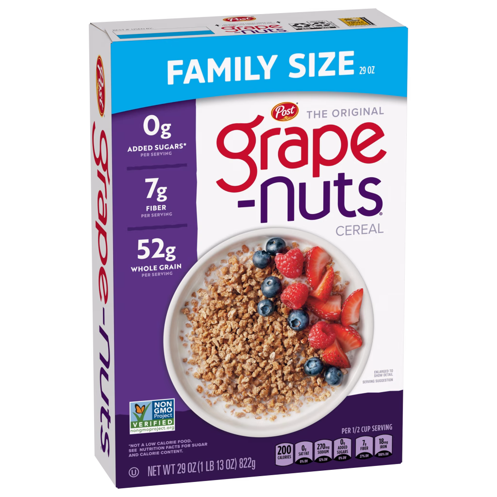 Grape-Nuts family size cereal 29 ounce box