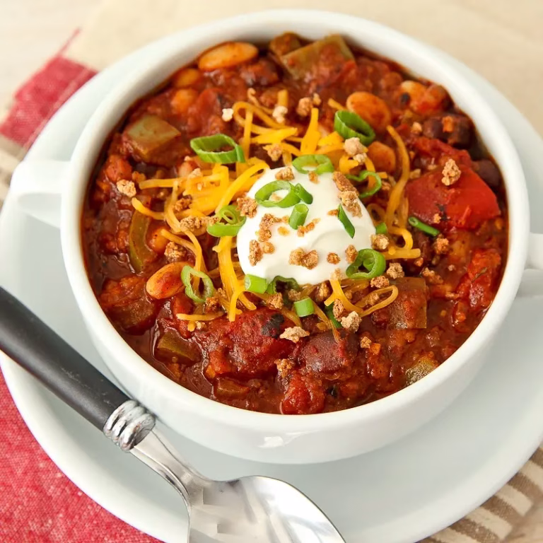 a bowl of Grape-Nuts chili